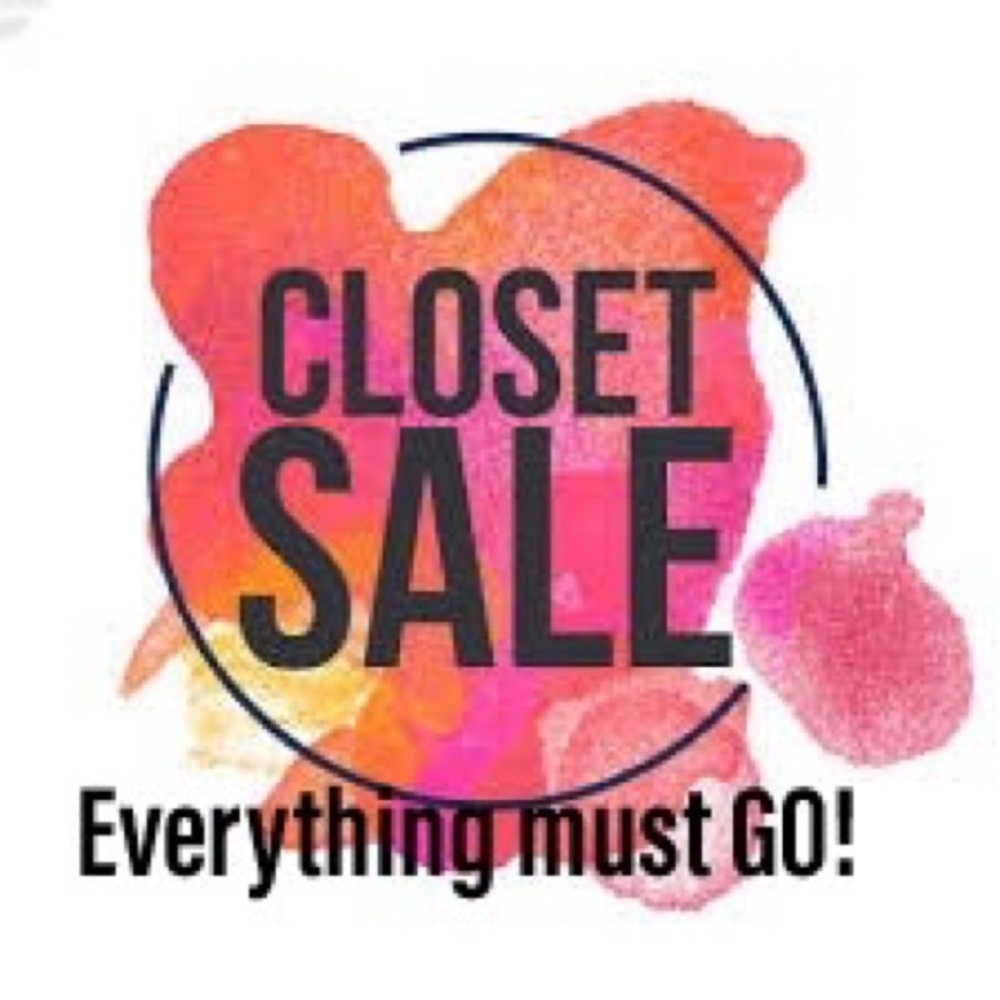 Everything must go! Trying to clear out clothes!